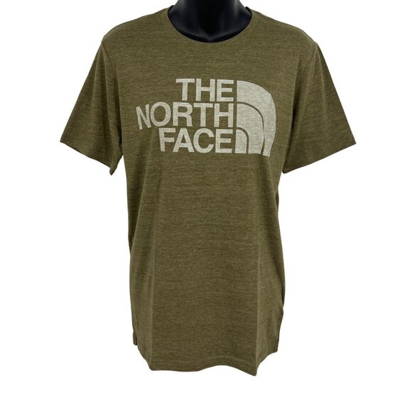 The North Face Olive Mens Short Sleeve Tee Shirt Crew Neck Short Sleeve EUC - Picture 1 of 7
